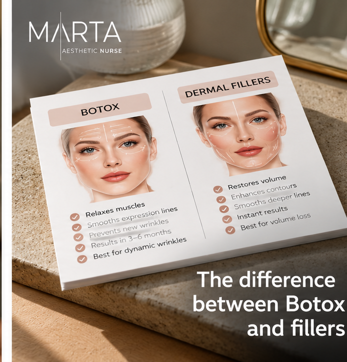 the difference between Botox and fillers